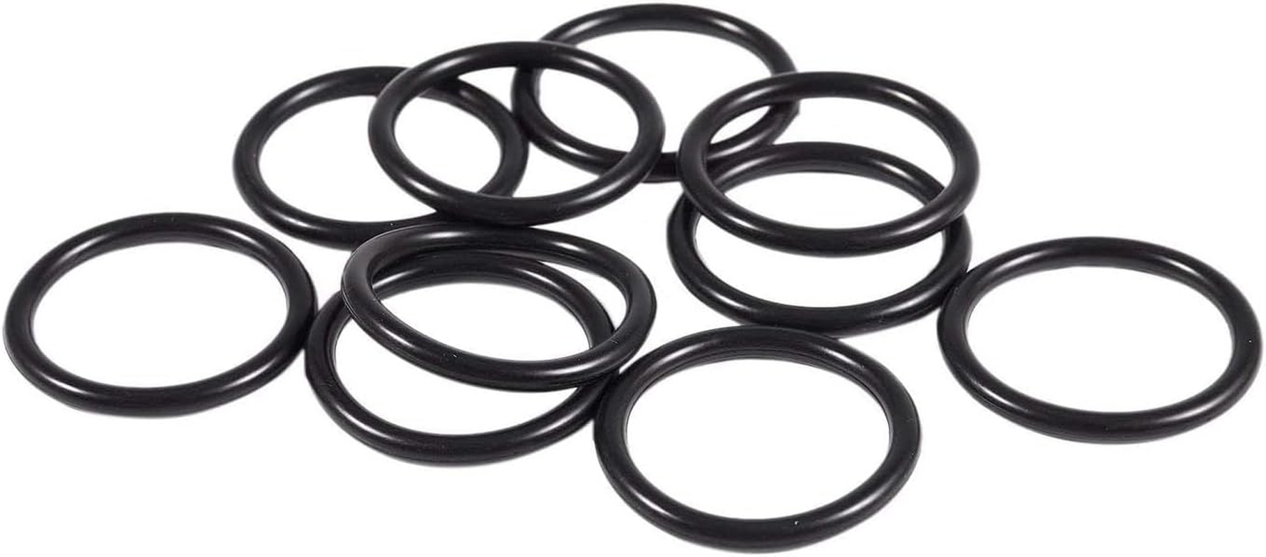 Lexziuo 10Pcs Metric O Rings, Black Nitrile Rubber Sealing Gaskets, 40Mm OD X 4Mm Thick,Oil-Resistant O-Ring Kit for Industrial, Plumbing, and Automotive Applications image number 1