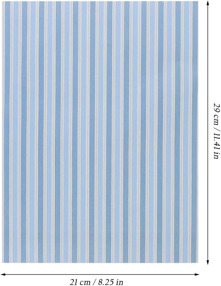 Abaodam 5 Sheets Dollhouse Wallpapers Miniature Wallpaper: Dollhouse Floorboards Flower Cherry Striped Doll House Carpet Peel and Stick Vinyl Film Floor Tile Sticker for Doll House Accessories image number 6