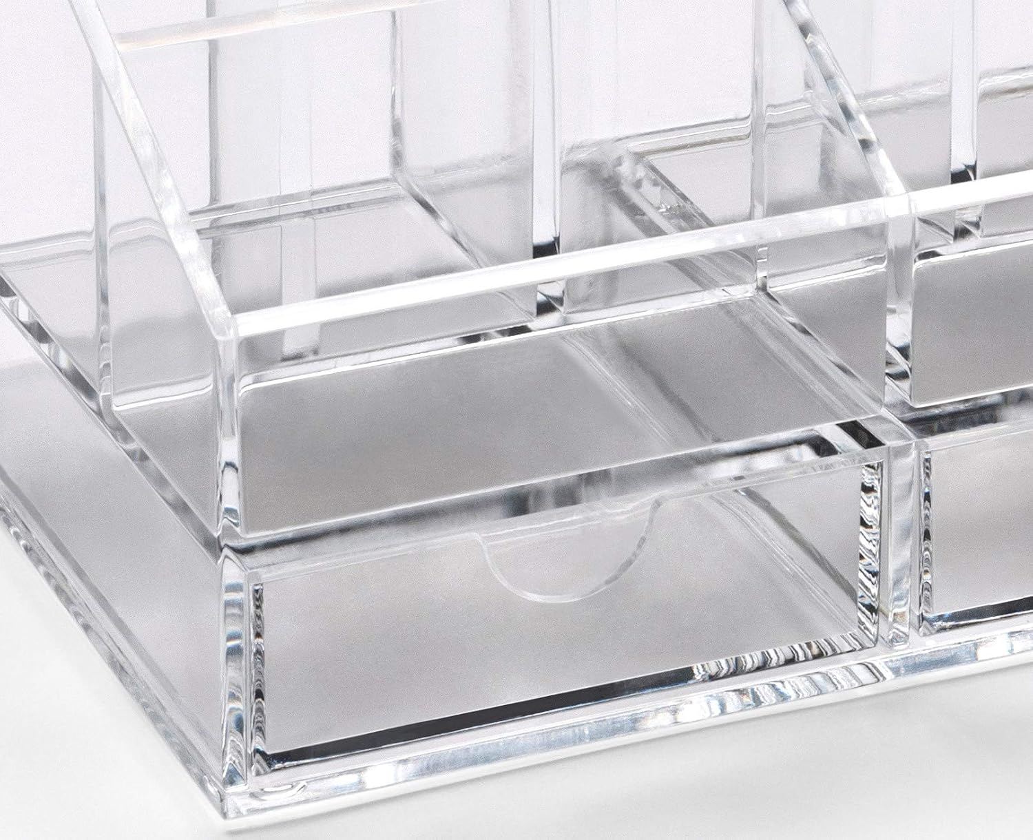 OSCO Clear Acrylic Desk Organiser, Clear (Small) image number 5