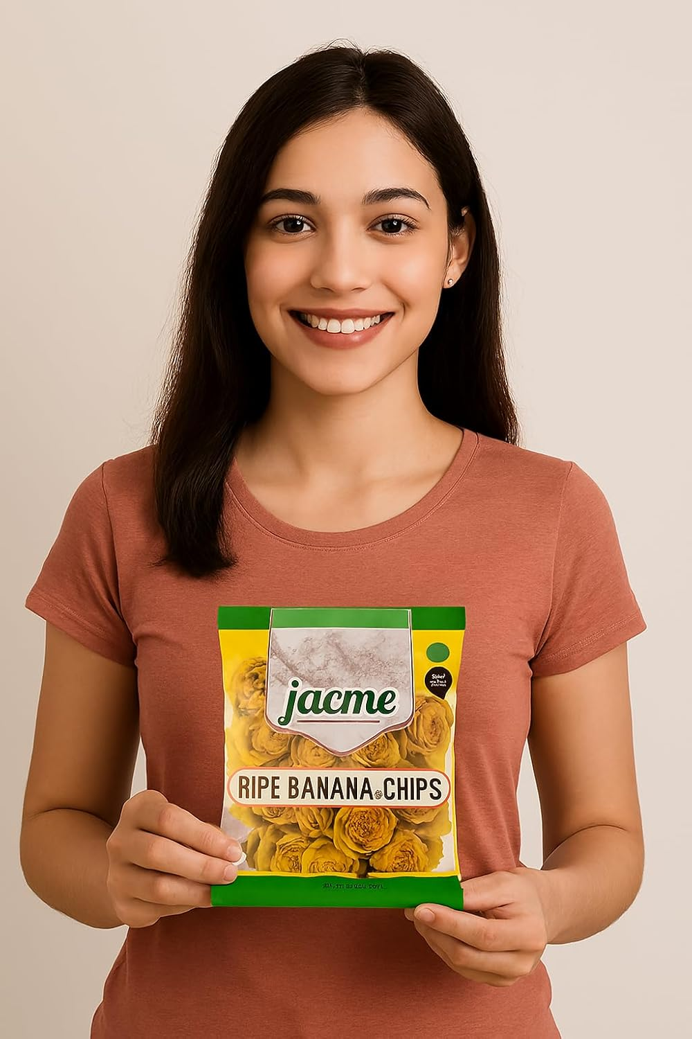 Jacme Sweet and Crispy Ripe Banana Chips- 300G image number 2