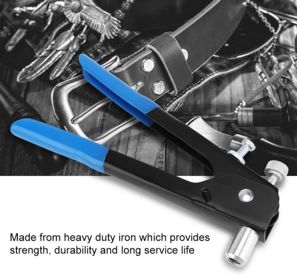 Poemtian Threaded Rivet Gun Kit,Hand Riveter Rivnut Nutsert Riveting Set,Nut Setter Insert Tool for Furniture, Decration, Car, Trailer, Boat, and More image number 3