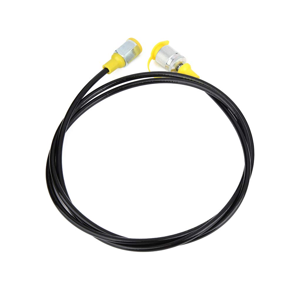 M16*2-BSP1/4 Hydraulic Hose with Gauge,Hose Kit,Hydraulic Hose Test Point Coupling for Testing Pressure in a Hydraulic System,0~400Bar/6000Psi image number 6