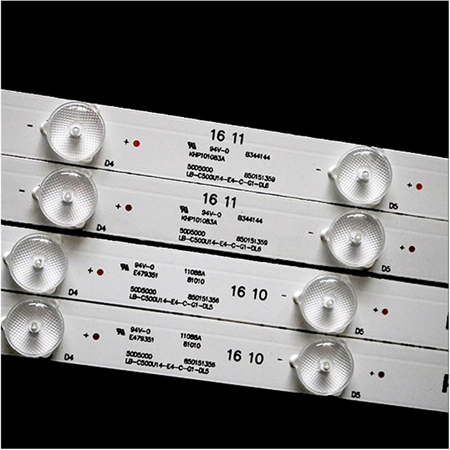 6Pairs/Set Backlight TV Led Strip for Ch.Ang/Hong 50Inch LB-C500U14-E4-C-G1-DL5 50D3000/D2000 50U3 LBC500U14 LB500U14