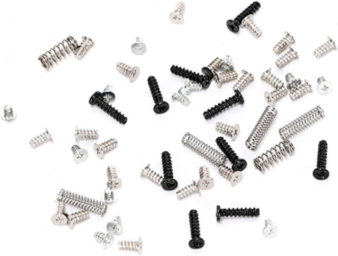 Ruimou 2Sets Complete Set of Game Console Installation Screws Compatible with Switch Joy-Con Left and Right Controllers (96Pcs)