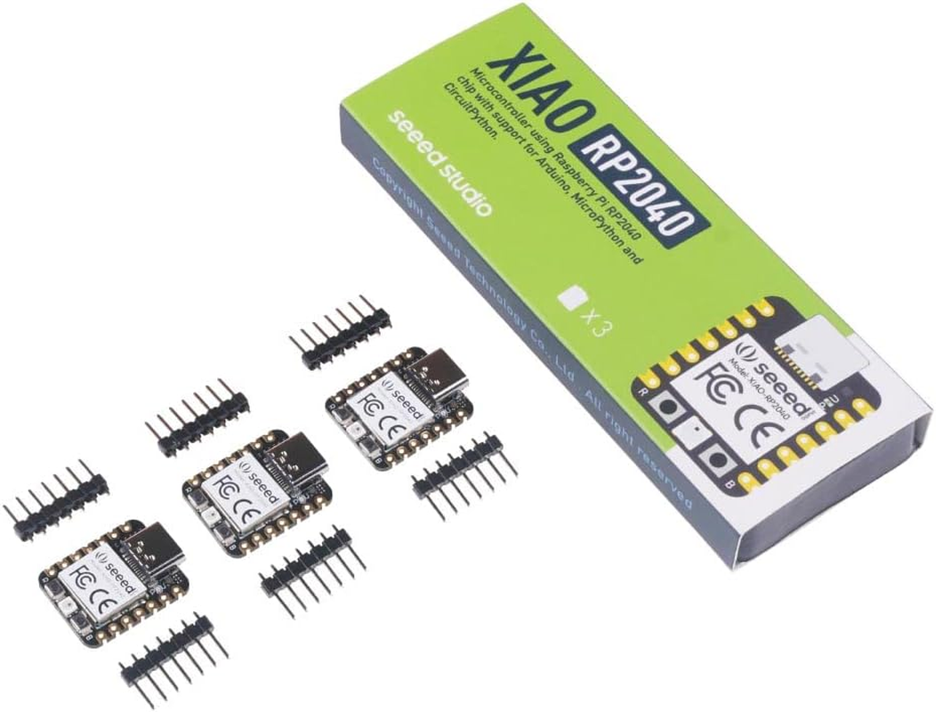 Seeed Studio XIAO RP2040 Microcontroller with Dual-Core ARM Cortex M0+ Processor, Supports Arduino, Micropython and Circuitpython with Rich Interfaces, 3Pcs. image number 6