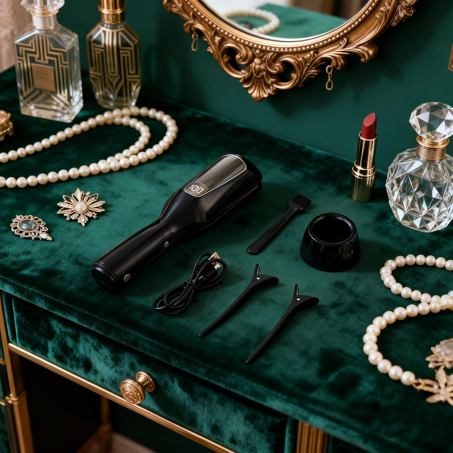 Frafuo Split Ender Cordless Split End Hair Trimmer Hair Repair Electric Tool for Split Ends, Damaged Hair Trimmer for Broken, Dry, Brittle and Frizzy Split Ends, Men & Women Hair Products for Personal Care - Black image number 6