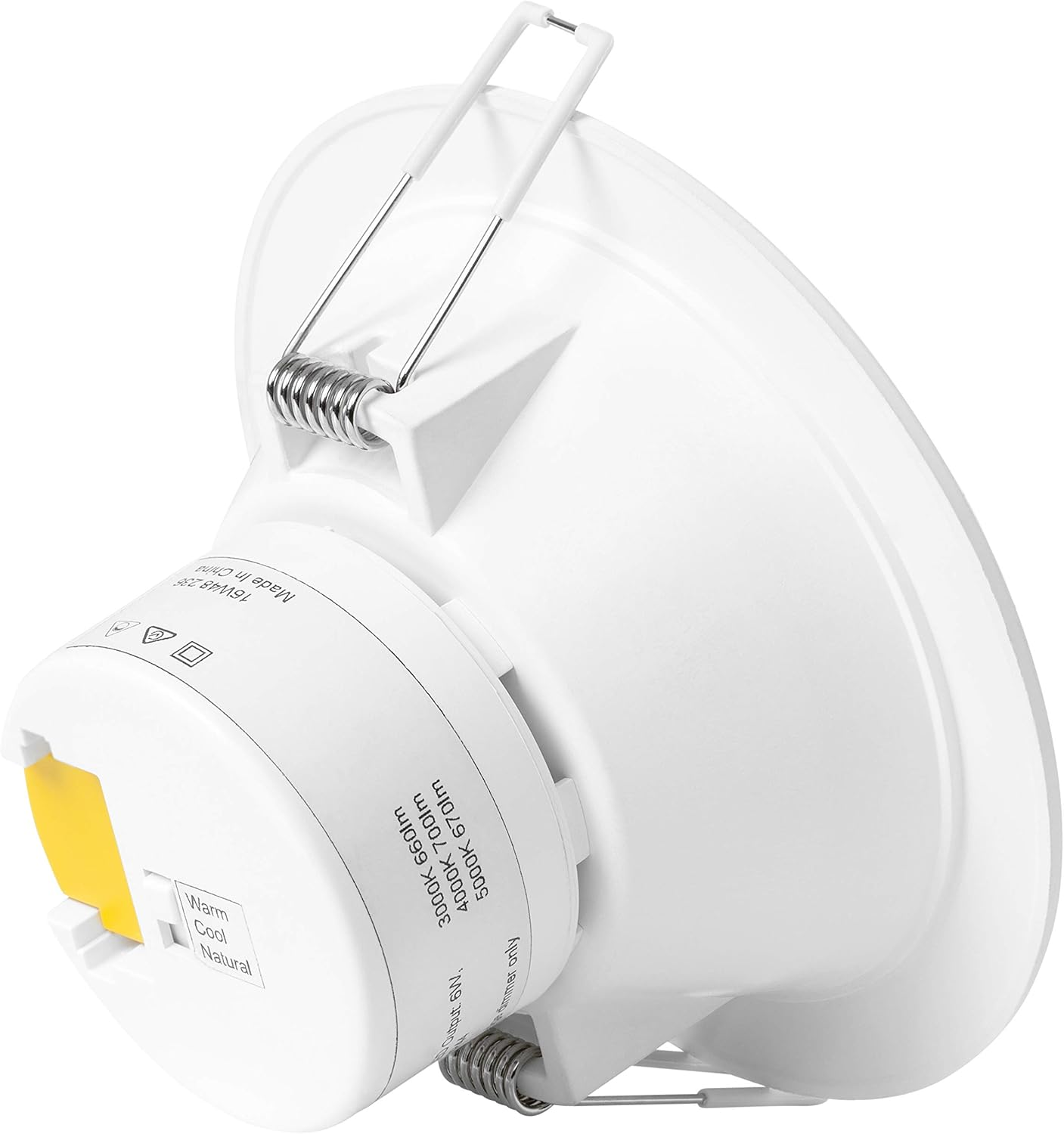 HPM 7W 90 Mm Flush Face LED Downlight with White Finish, Warm Cool and Natural White image number 1