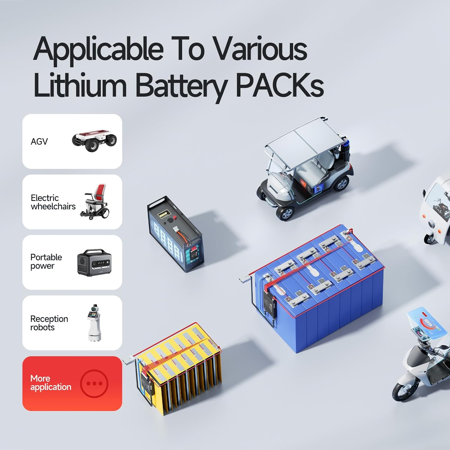 DALY BMS 100A 4S-8S 12V-24V - Smart Built-In Bluetooth Monitoring Lithium Battery Protection Lifepo4 Li-Ion LTO for E-Bikes Scooters image number 5