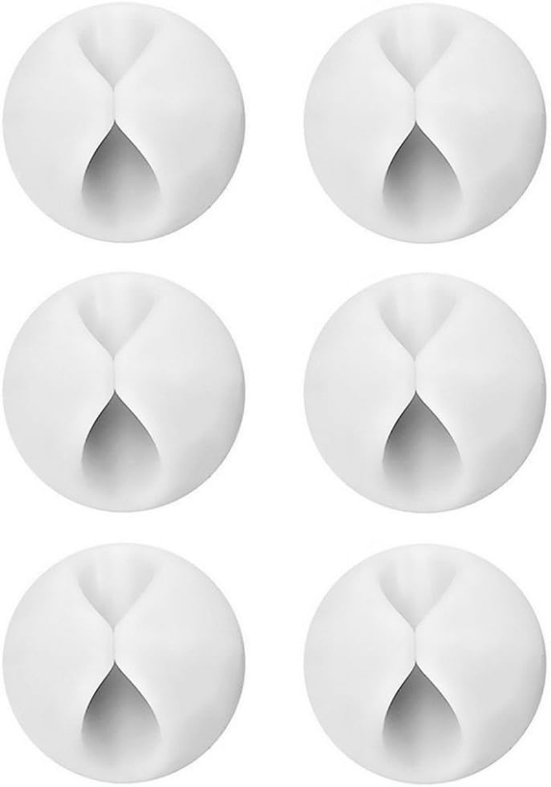 12 X Colorful Cable Holder Organiser Multipurpose Cable Clips Cord Management for TV PC Laptop Home Office