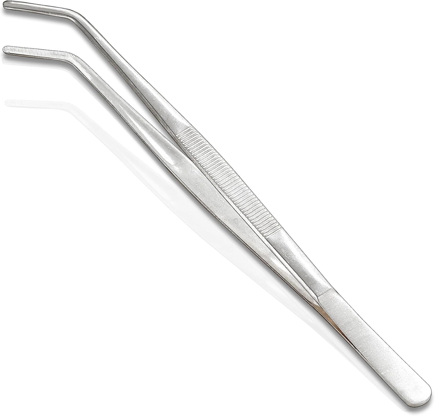 Evanda Kitchen Tweezers 30Cm/12 Easy Pickup, Heavy Duty Extra-Long Stainless Steel Cooking Tweezers Cooing Tong Dishwasher Safe