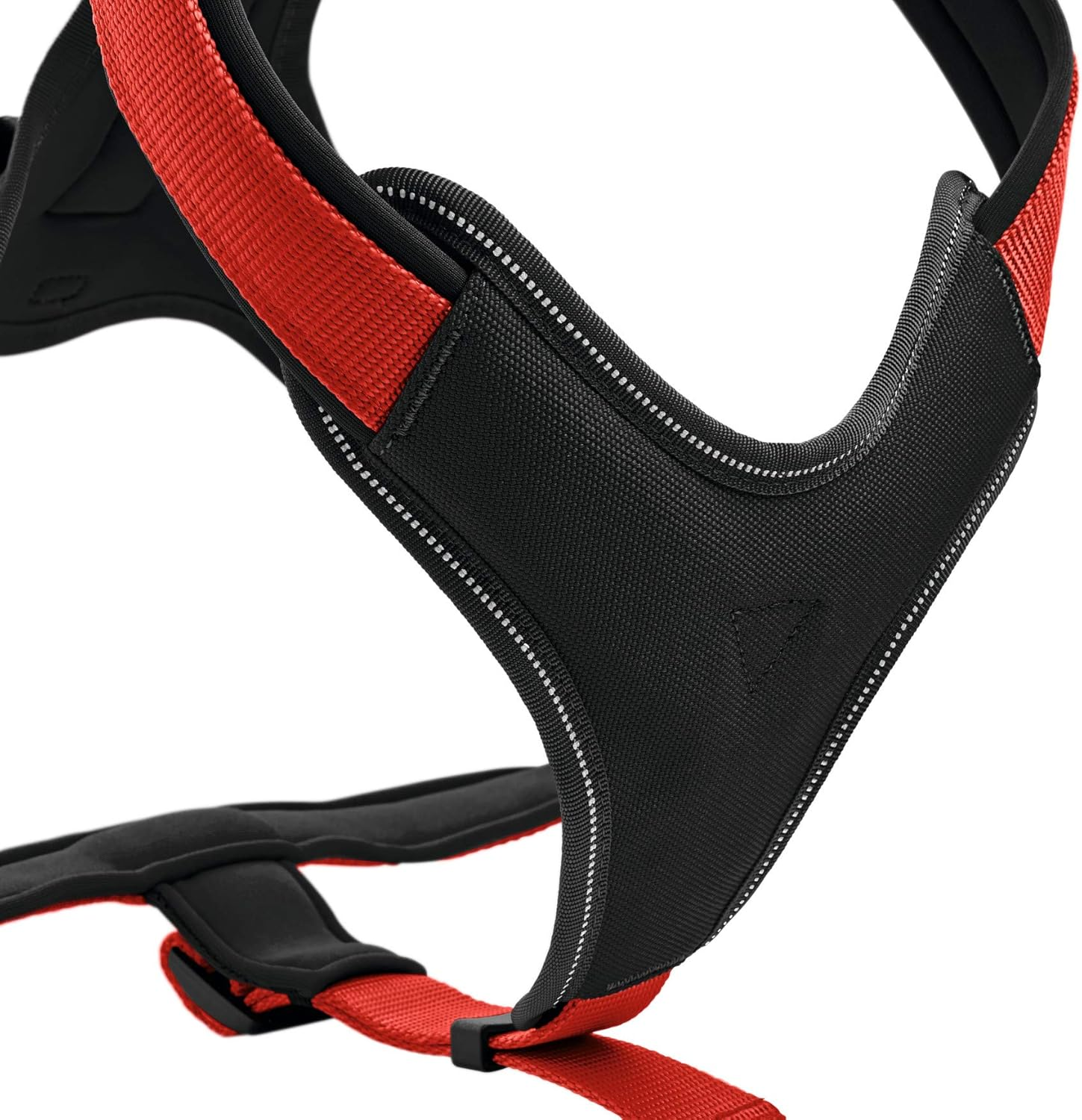 Hunter Neoprene Dog Harness, Small, Red/Black image number 6