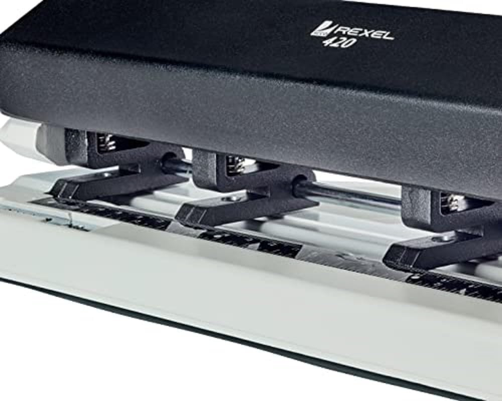 Rexel Punch 4H 30 Sheet V430 Blk/Gry image number 1