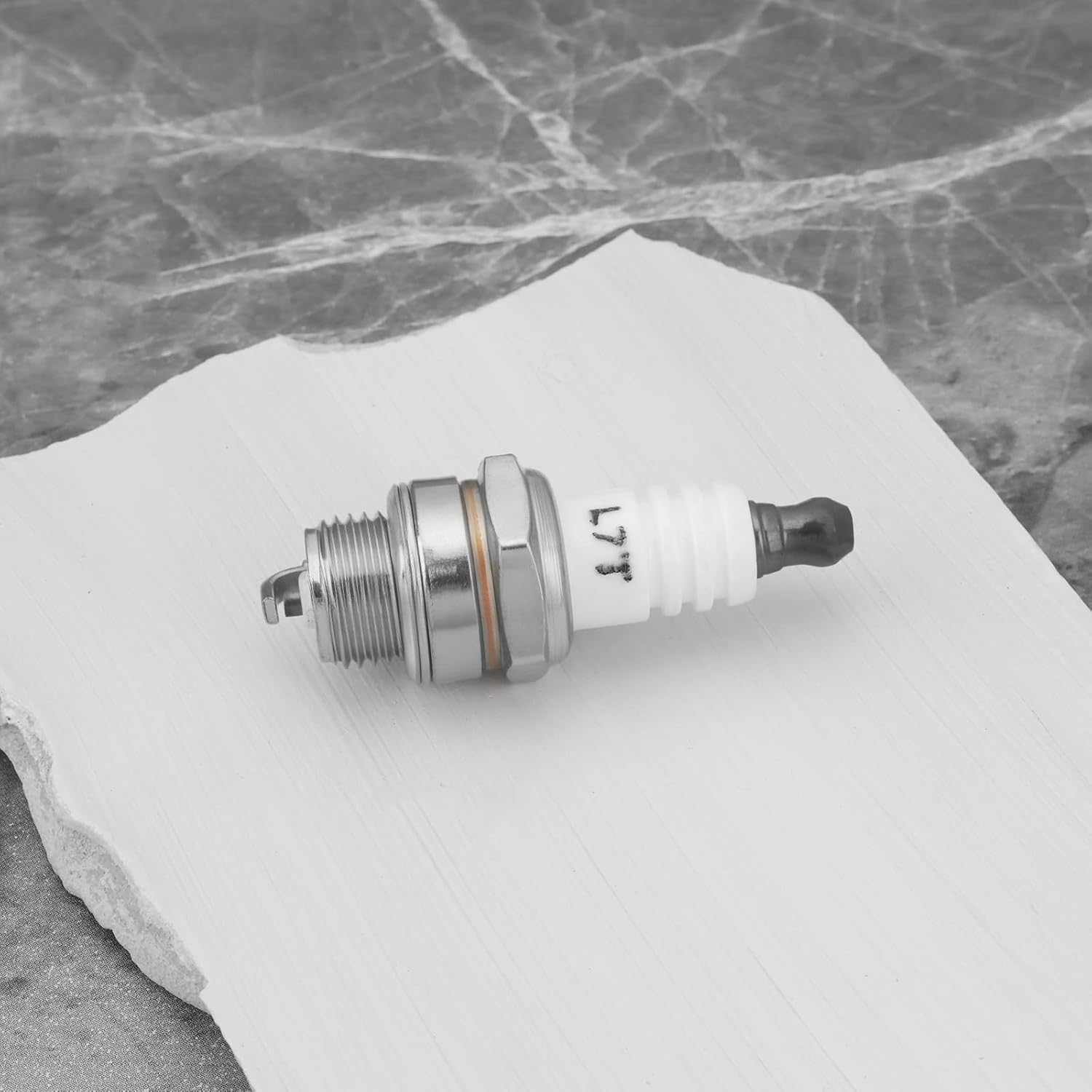 LT Easiyl 2Pcs Lawnmower Spark Plug Replacement Part 577484001 HQT-1 Suitable for Gasoline Chain Saw Hedge Trimmer Compatible with Husqvarna BPM7RA