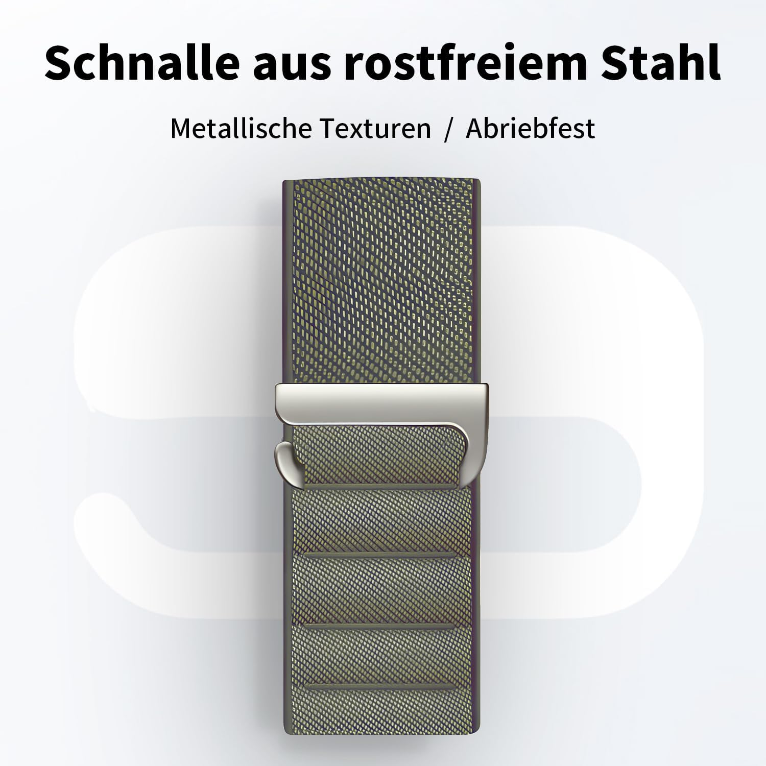 3 Pack Alpine Loop Compatible with Apple Watch Straps 40Mm 44Mm 46Mm 38Mm 42Mm 41Mm 45Mm 49Mm for Women Men, Nylon Sport Loop Replacement Band for Iwatch Ultra 2 1 SE Series 10 9 8 7 6 5 4 3 2 1 - Black/Green/Navy image number 6