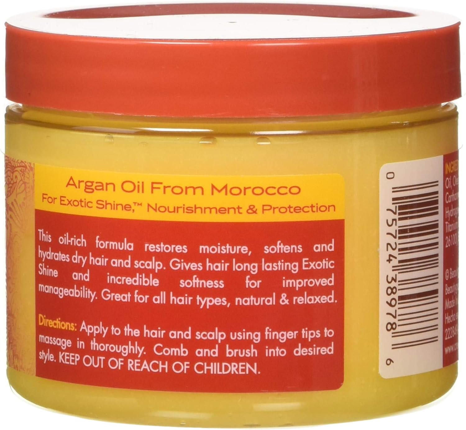 Creme of Nature Hair & Scalp Conditioner with Argan Oil, 4.76 Ounce image number 2