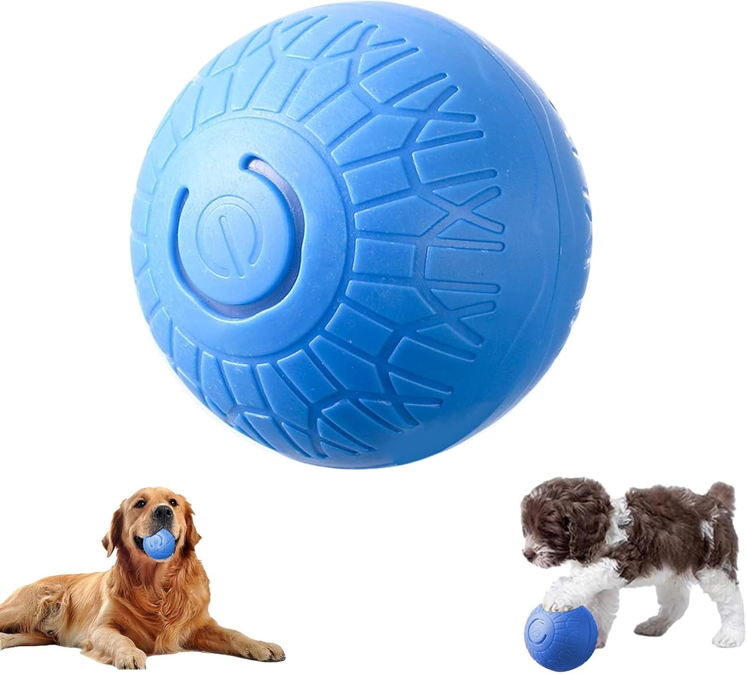 VCCLFSIA Interactive Dog Ball, 2025 Upgrade Self-Moving Vibrating Dog Ball Pets Bounce Balls, Smart Rolling Jumping Balls for Dogs Cats image number 3