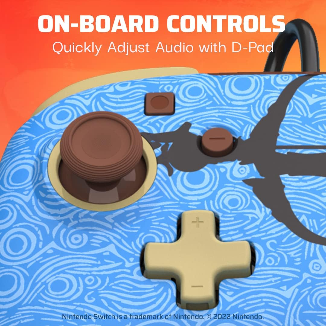 PDP Switch Rematch Wired Controller Ancient Arrows ZELDA Officially Licensed by Nintendo - Customizable Buttons, Sticks, Triggers, and Paddles - Ergonomic Controllers image number 6