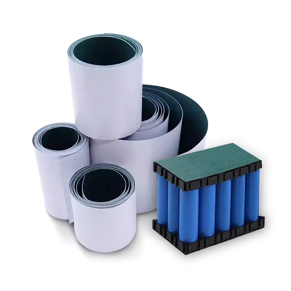 Electrical Insulating Adhesive Paper 80Mm(3.15In) Width 3M Length One Side Self Adhesive, Battery Pack Insulator Gasket for 18650 21700 26650 Battery Pack, Green. 0.2Mm Thickness