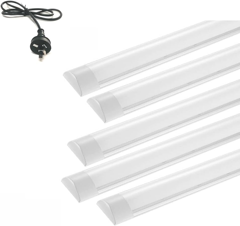 Kirli 120Cm 4FT 36W Slim LED Batten Tube Light Linear Ceiling Panel down Lights (120CM 36W 3Pcs) image number 2