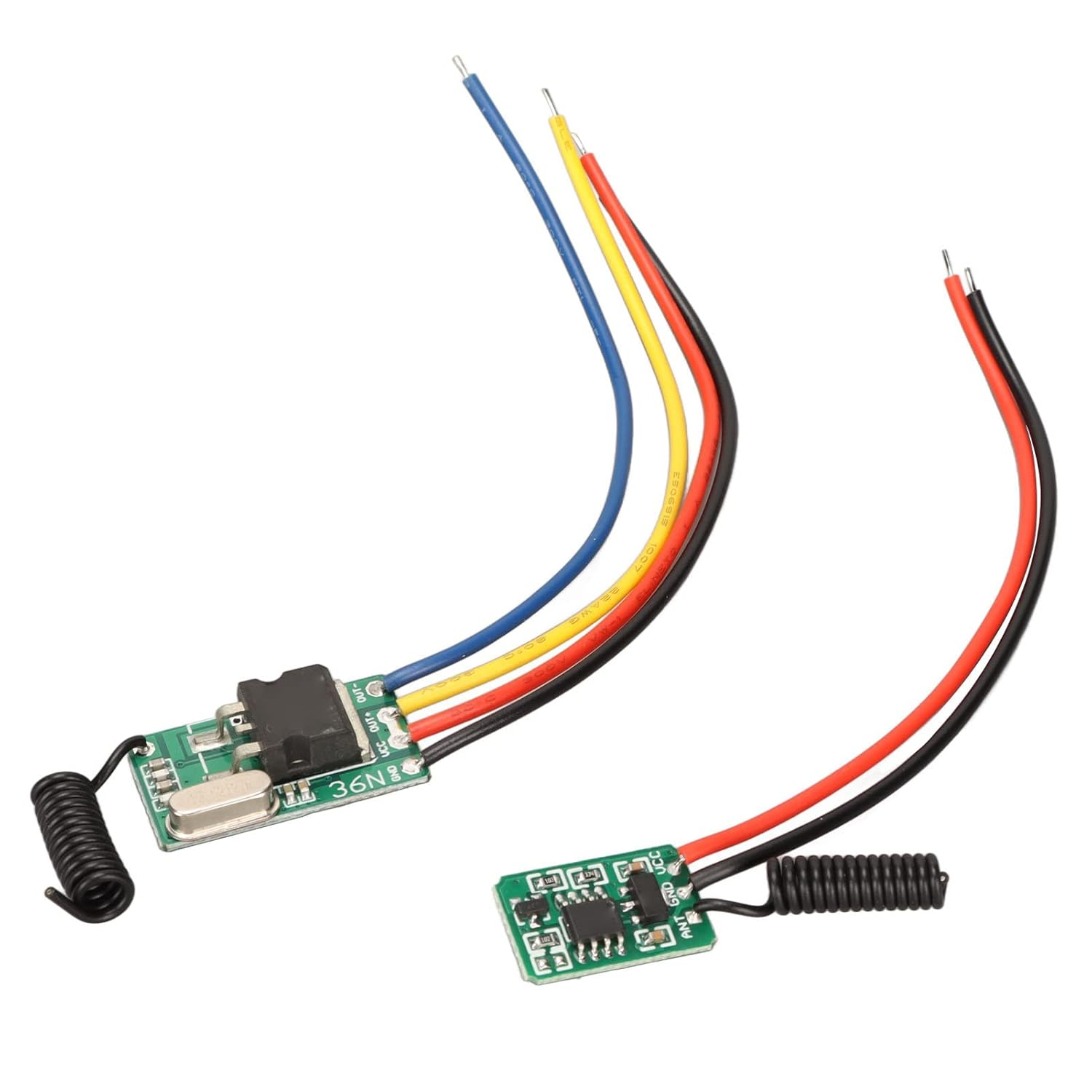 Mini Relay Remote Momentary Switch, Small RF Transmitter 433Mhz Control Switch PCB for Home with Smoke Sensor Alarm, 100M Range image number 5