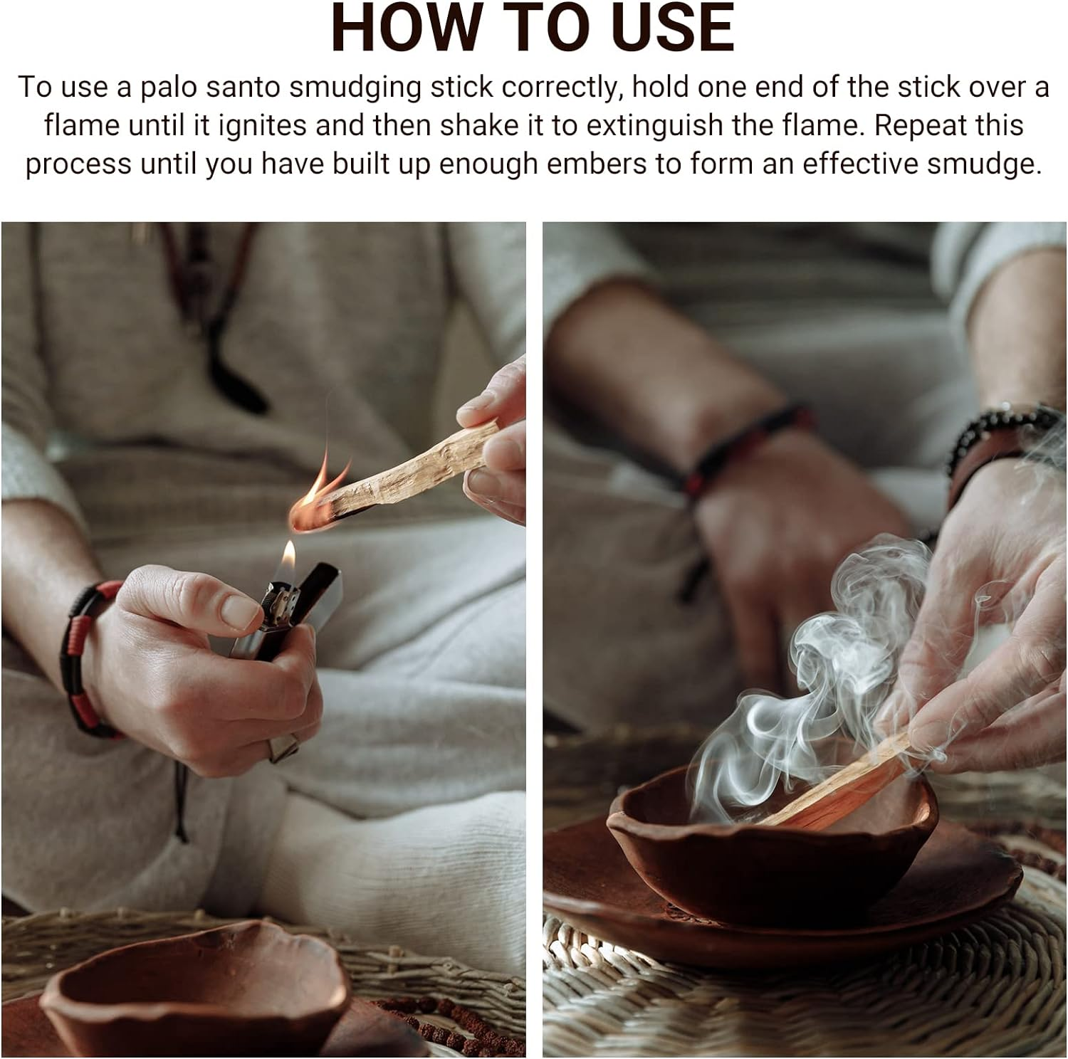 Palo Santo 15 Sticks for Home Relaxation and Cleansing High Resin Spiritual Cleansing Peruvian Palo Santo Wild Harvested Smudging Sticks