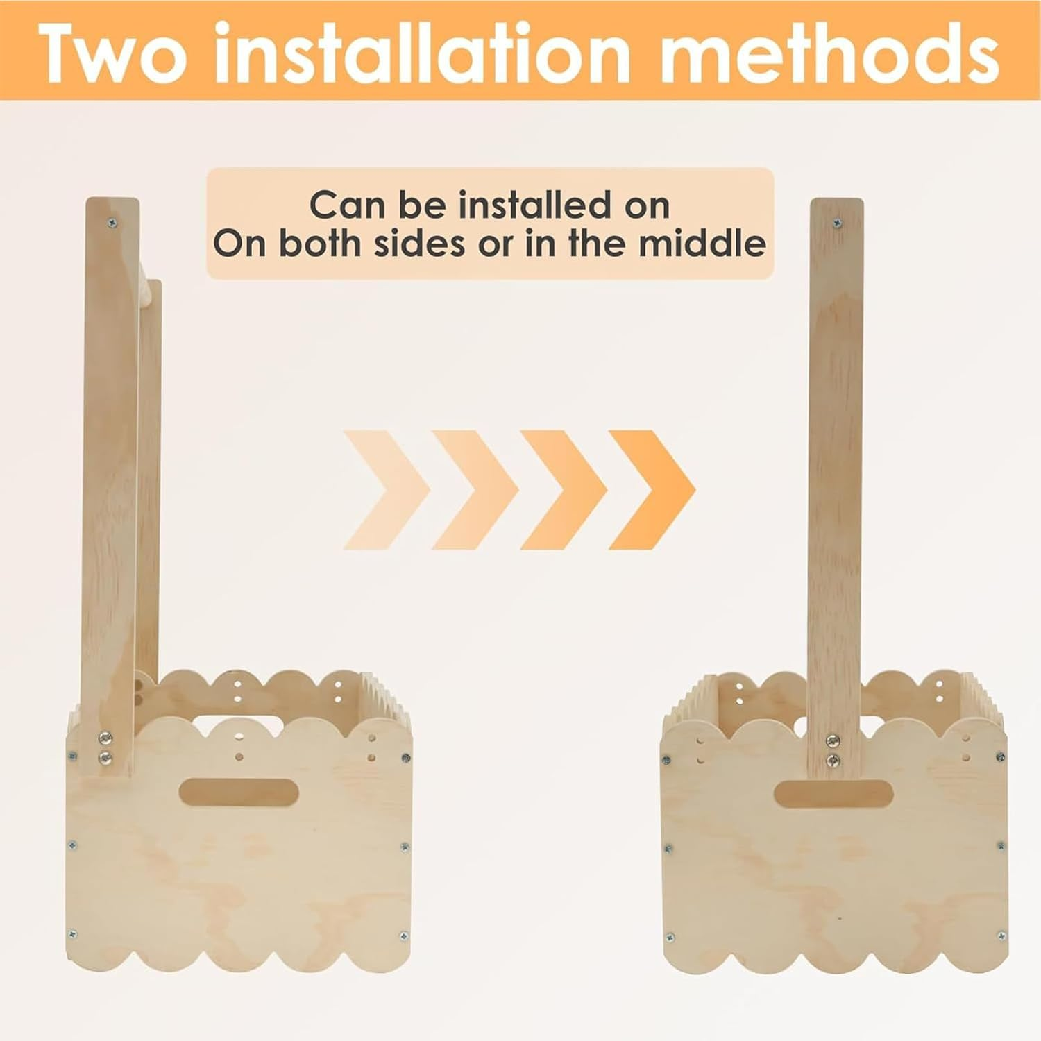 Baby Shower Basket, Decorative Gift Box, 19.92X13.39X8.98Inch, Handled Storage Organizer, Reusable and Elegant Woven Design, Ideal for Pregnancy Gift, Baptism, Family Celebrations image number 6