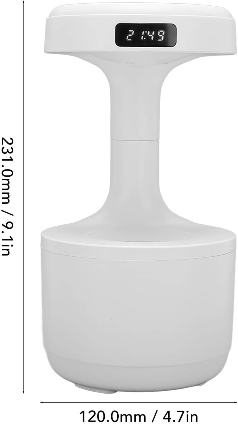 Anti Humidifier - Quiet & Fine Misting & Leakage Proof 800Ml Capacity Water Drop Humidifier, USB Powered Mist Humidifiers Ideal for Home, Bedroom, Office (White) - Green image number 7