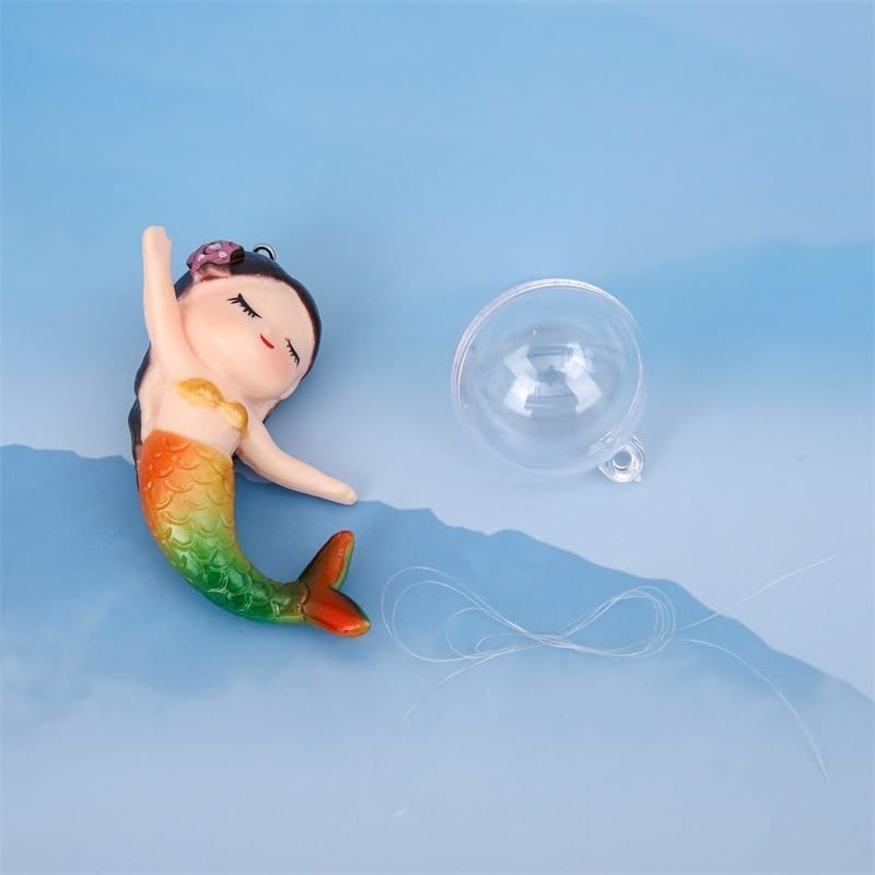 Pchnfei Floating Fish Tank Decor, Aquarium Fish Mermaid, Ornaments, Eye Catching Decoration, Aquatic Pets Cartoon, Miniatures Figures For, Aquarium D&eacute;cor Thematic Ornaments image number 4