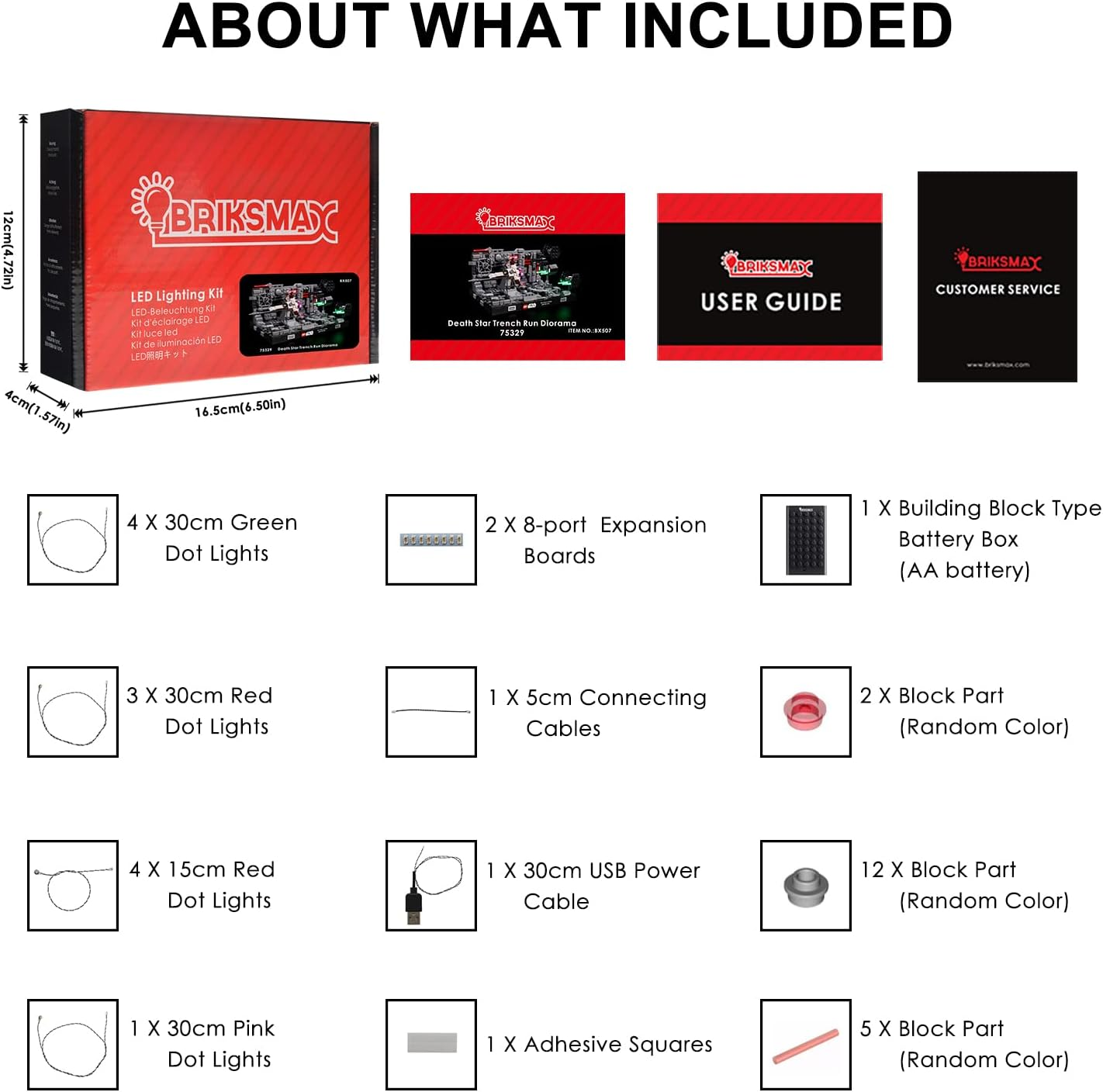 BRIKSMAX Light for  Death-Star-Trench-Run-Diorama 75329 - Led Lighting Kit Compatible with  Star Wars 75329 - Not Include the  Set image number 1