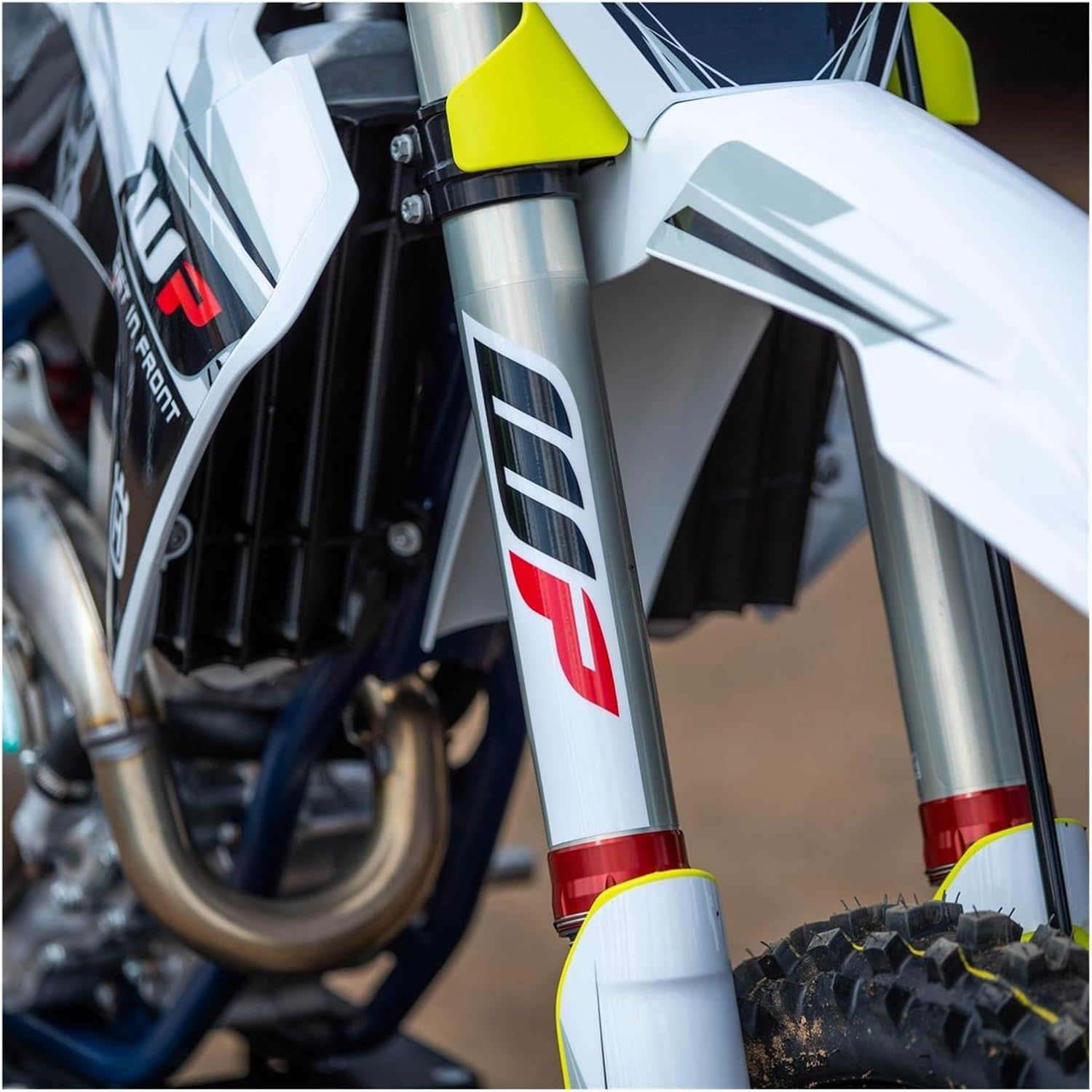 Reflective Motocross Motorcycle Sticker Fork Kyb Suspension Showa Decals(Black) - Green image number 7