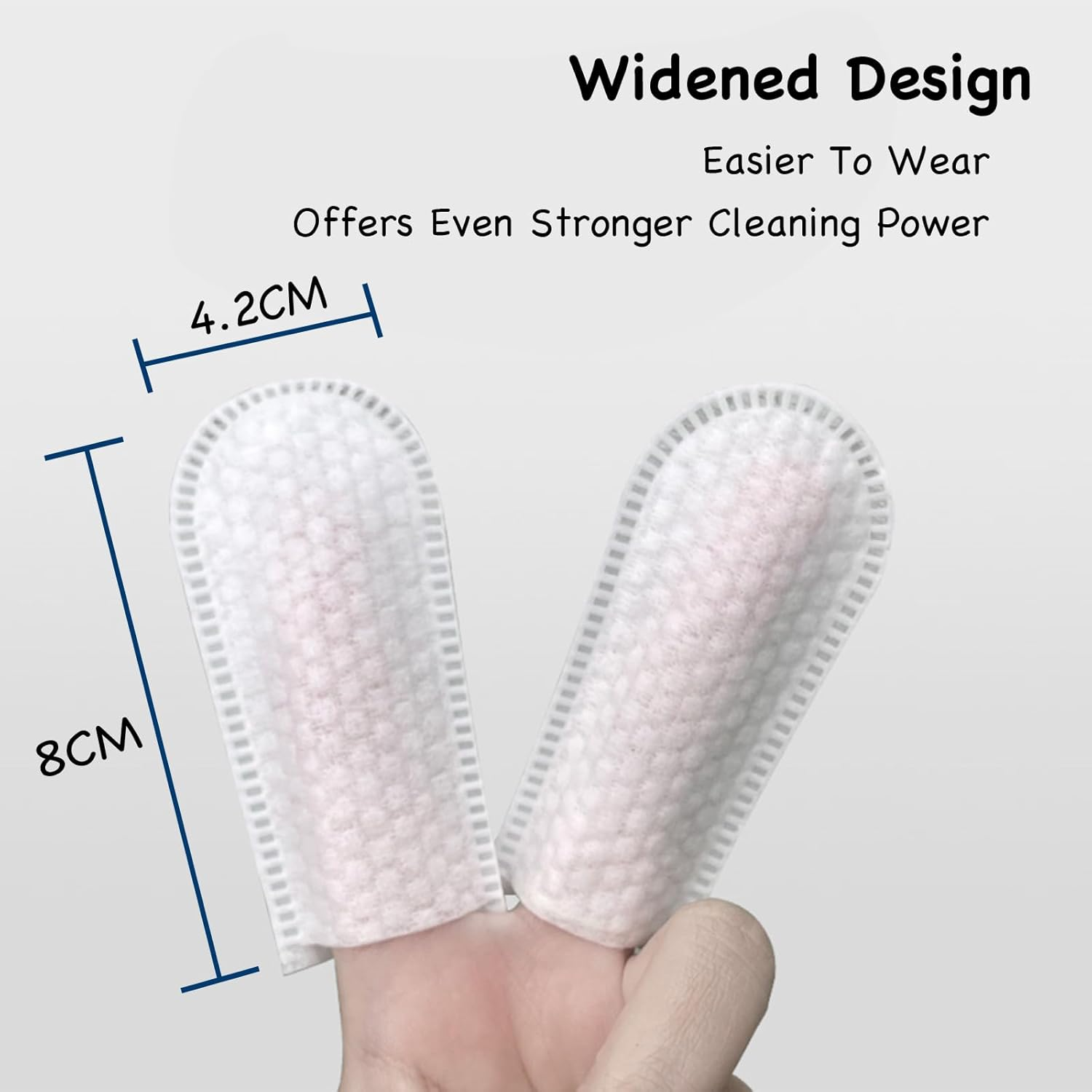 Dog Cat Multi-Purpose Cleaning Finger Wipes - Gentle Ear, Teeth & Daily Care with Natural Aloe & Cornflower, Safe Alcohol-Free Pet Hygiene Formula, Easy-To-Use Disposable Wipes 50Ct image number 5