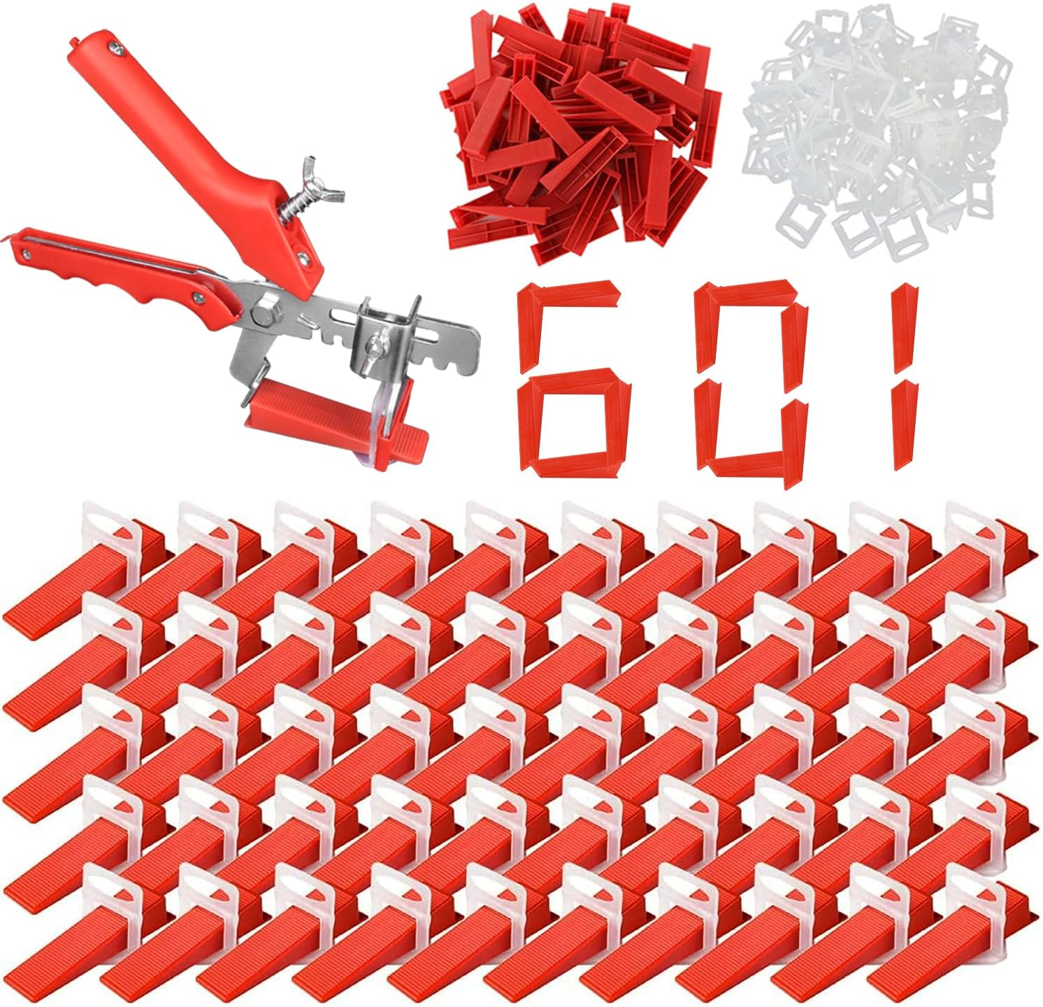 Pack of 700 Tile Levelling System 3 Mm Tile Wedges Levelling System Tiles Wedges Levelling System Tiles for Tiles Wall Tiles Floor Tiles