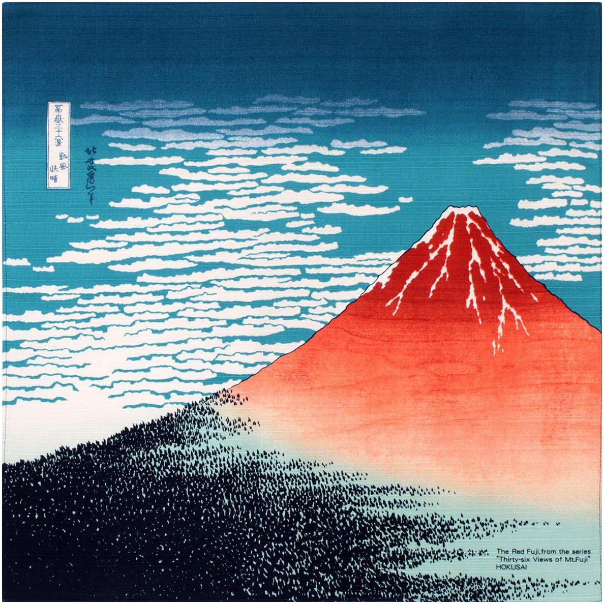 Honjien Furoshiki Traditional Japanese Fabric Wrapping - Ukiyo-E Art Motif, UTAMARO Kansei Three Beauties