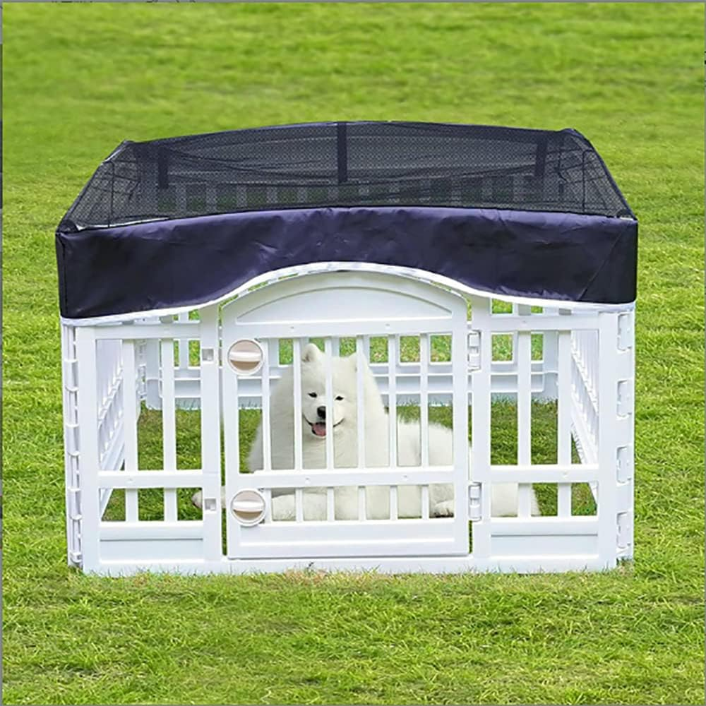 Notybeybie Dog Playpen Pet Playpen Mesh Fabric Top Cover- Sun Protection，Pet Cover for Dog Playpen for Indoor/Outdoor Use, 36" *36&rdquo; image number 1