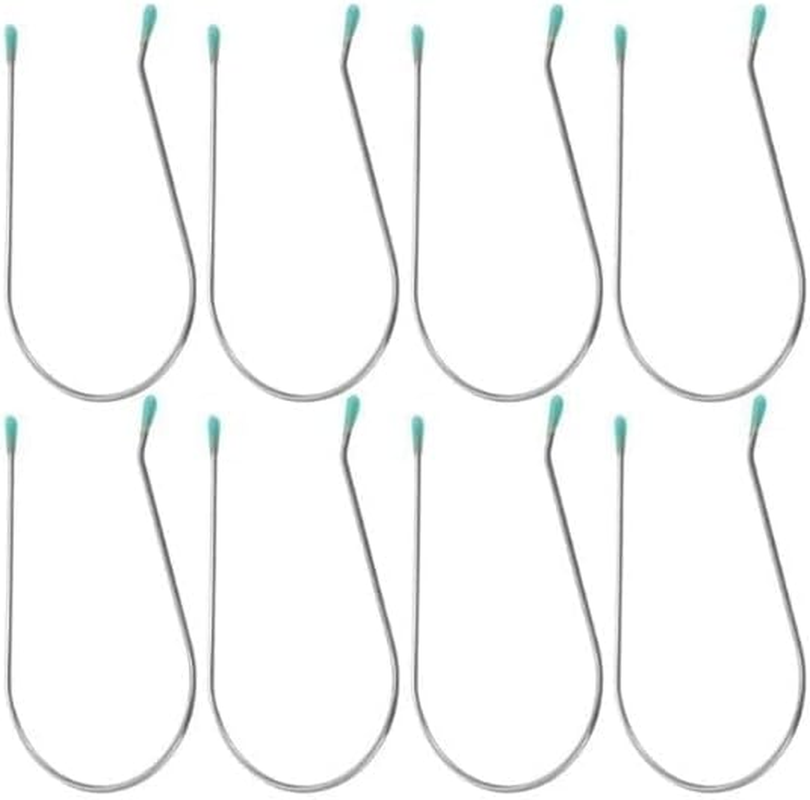 8 Pcs Silver Hot Curler Clips Replacement Kit, Hot Roller Rollers Securing Pins Fits 2 Inch, Replacement Styling Tools and Appliances,Hot Roller Clips Replacement Kit, Fits Most Sized Rollers