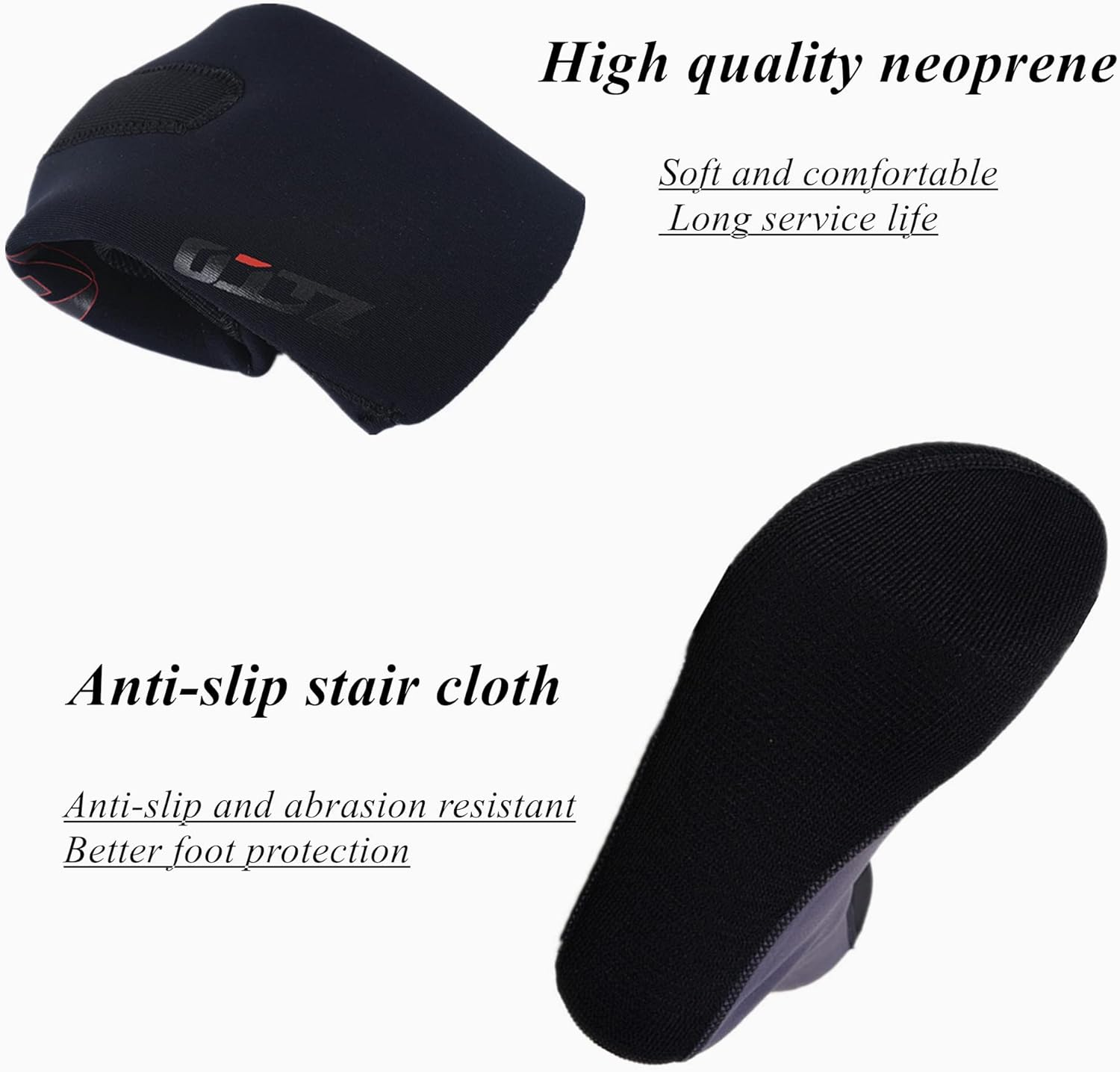 ZCCO 1.5Mm/3Mm Neoprene Diving Socks,Beach Water Socks for Men Women,Swim Socks for Diving,Snorkeling,Surfing,Water Sports image number 2