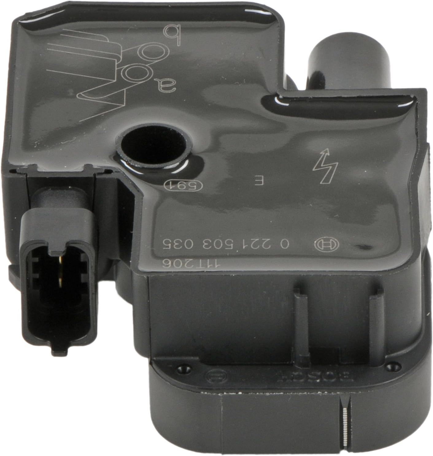 Bosch 0221503035 Original Equipment Ignition Coil - Compatible with Select Mercedes B, C, CL, CLK, CLS, E, G, ML, R, S, SL, SLK, AMG (240, 280, 320, 350, 430, 450, 500) + More - Single image number 6