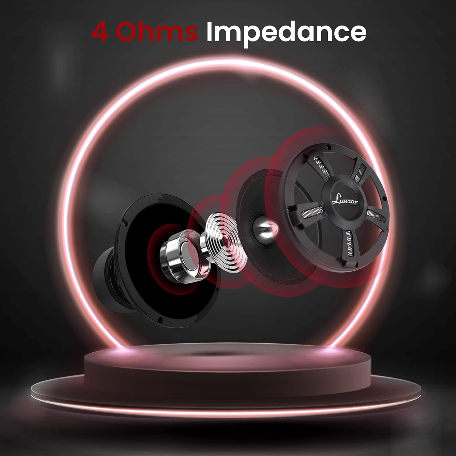 Lanzar OPTI6MI Opti Drive 500 Watt 6.5-Inch High Power Midbass Speaker (Single) image number 2