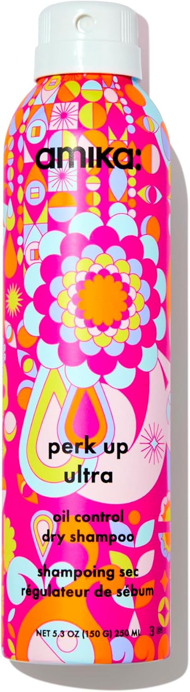 Amika Perk up Oil Control Dry Shampoo &ndash; Refreshes Oily Hair between Washes &ndash; Vegan Dry Cleanser with Tapioca Starch + Bamboo Extract &ndash; 250Ml image number 6