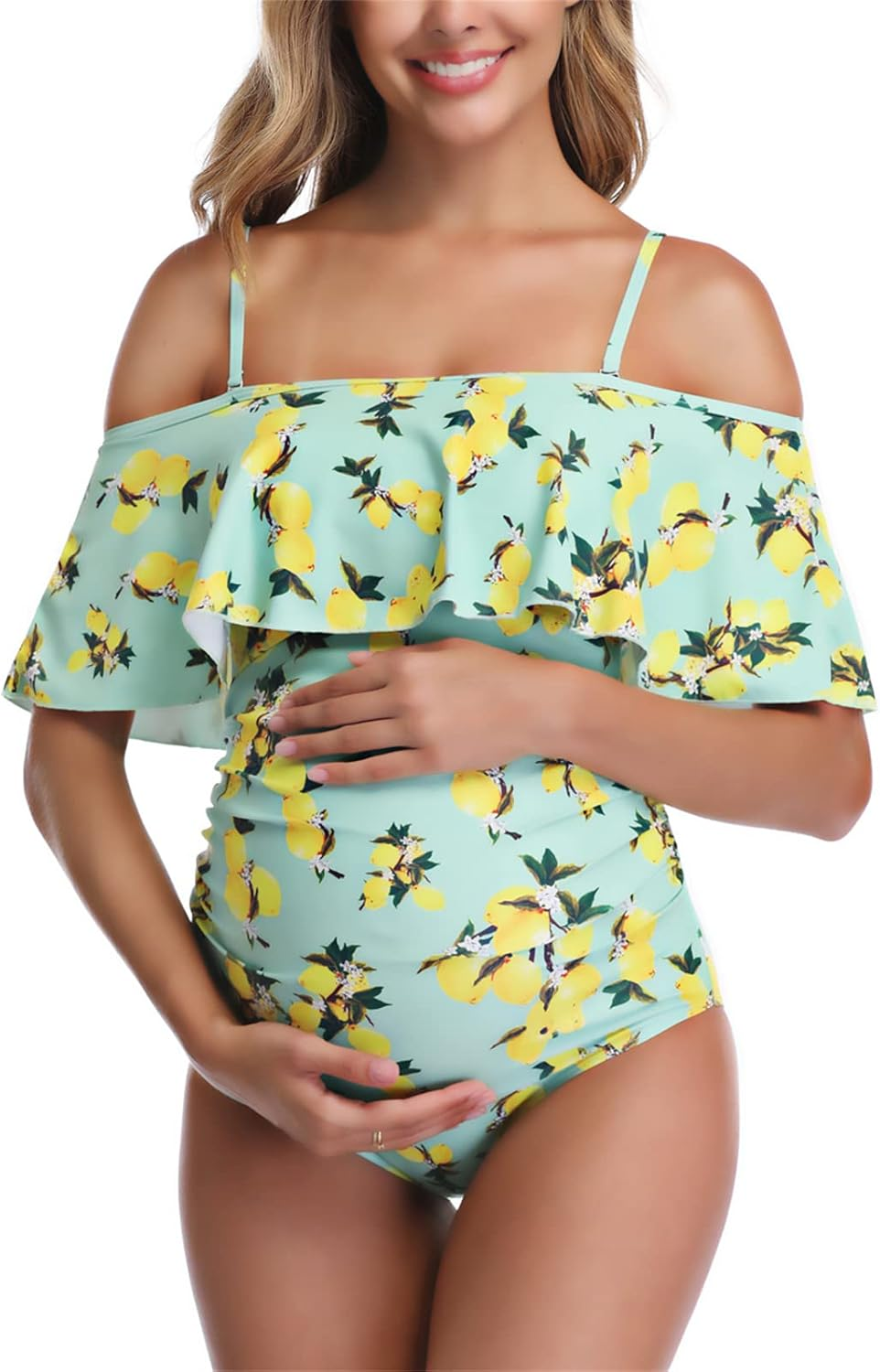 Miyang Women'S Sexy One Piece Bathing Suit Monokini Crewneck Beachwear Bikini Swimwear Swimsuit for Girls image number 6