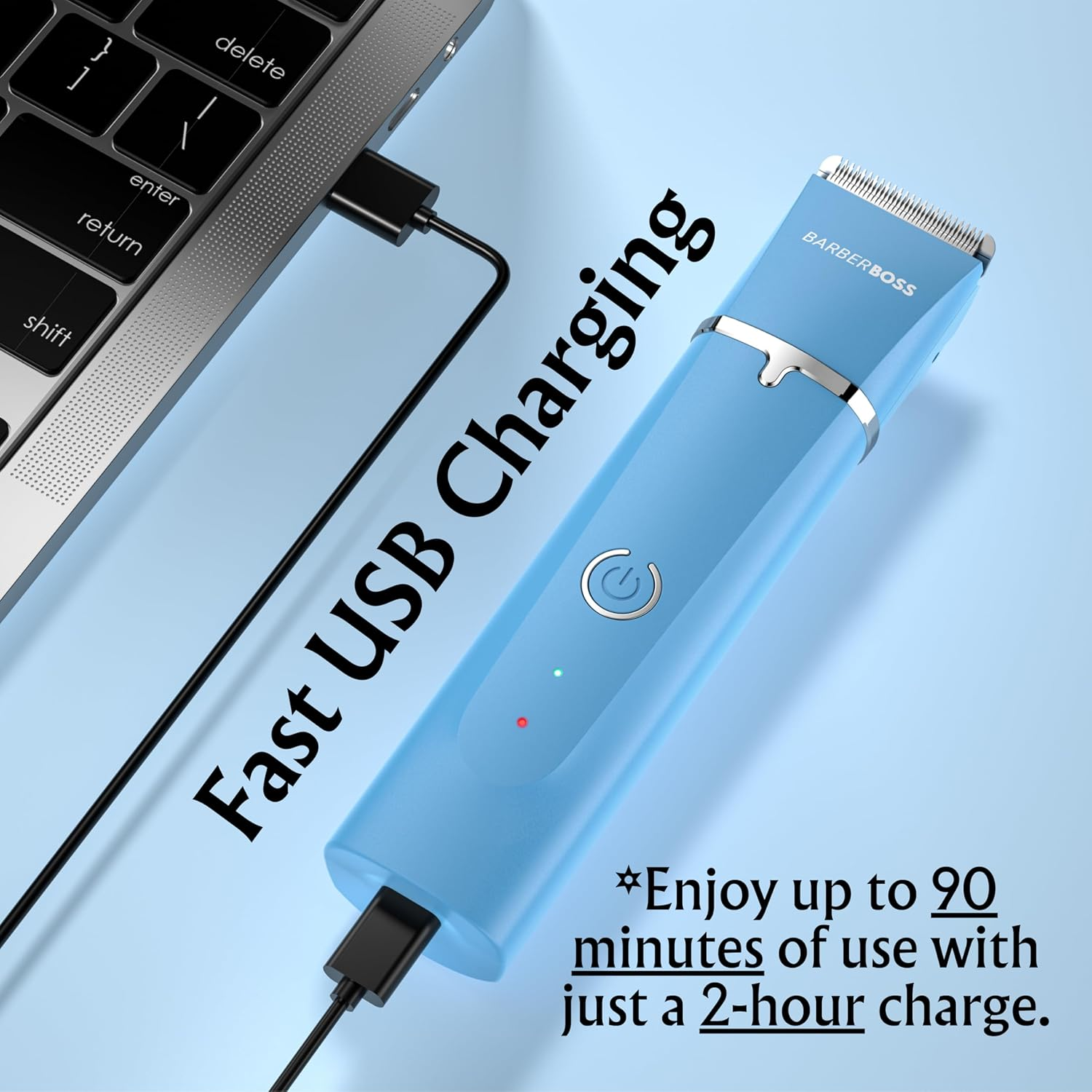 Barberboss All-In-One Beard Trimmer for Men, Hair Clipper for Men, Hair Clipper for Men, Hair Clipper for Men, Hair Clipper for Men, QR-6053 image number 4