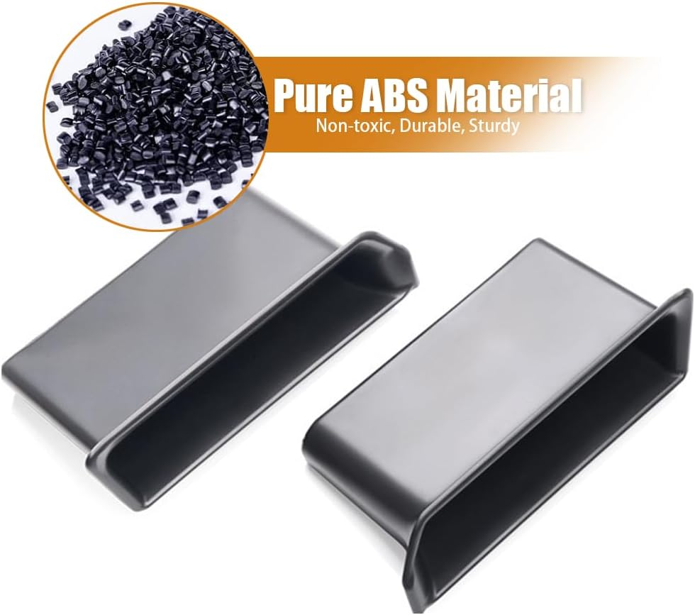 2-Pack Door Handle Storage Box for Suzuki Jimny JB64 JB74W 2019 2020 2021 2022 2023 2024 Accessories Armrest Phone Container Door Organizer Handle Pocket ABS Tray (Black, 2Pcs) image number 5