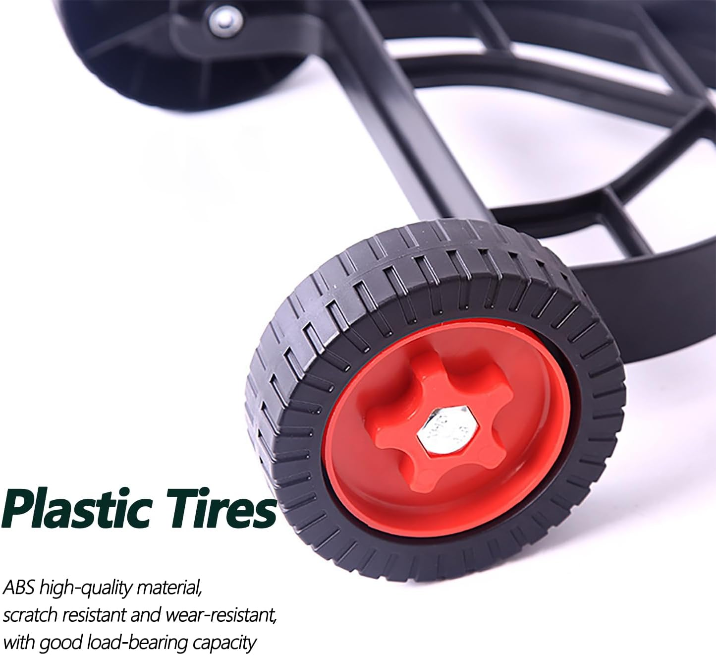 String Support Weed Trimmer Wheel 26Mm-28Mm Wheels ABS Adjustable Support Wheel for Trimmer Black Lawn Tool Attachment for We-Ed Trimmers Grass Cutter image number 1
