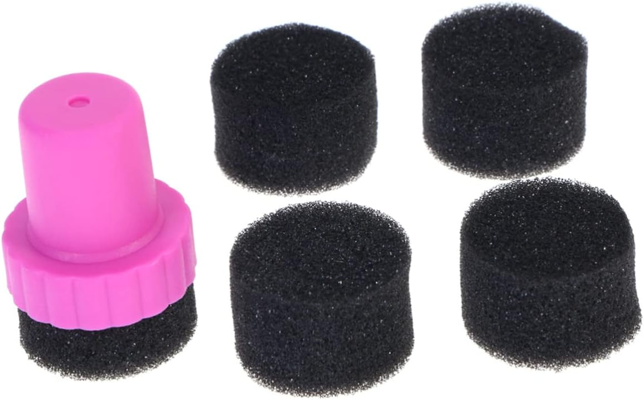 MERRYHAPY Nail Art Polish Sponge Brush Stamper Set Soft Lightweight Easy Manicure Tool for Professional Results
