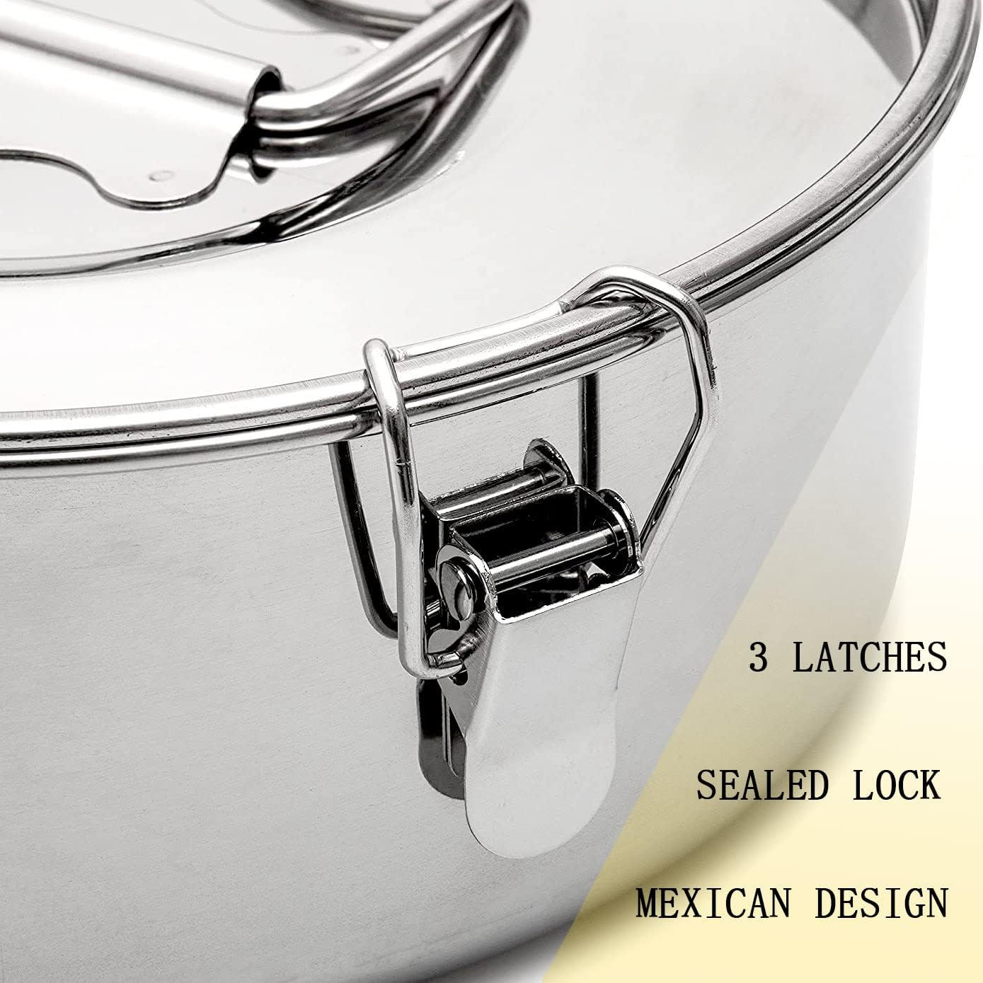 Flanera Stainless Steel Flan Mold 60 Oz, Compatible with Instant Pot 6 Qt [8Qt Avail], Mexican Design Flanera Flan Maker, Flan Pan, Moldes Para Flan - Flaneras Moldes Con Tapa image number 1