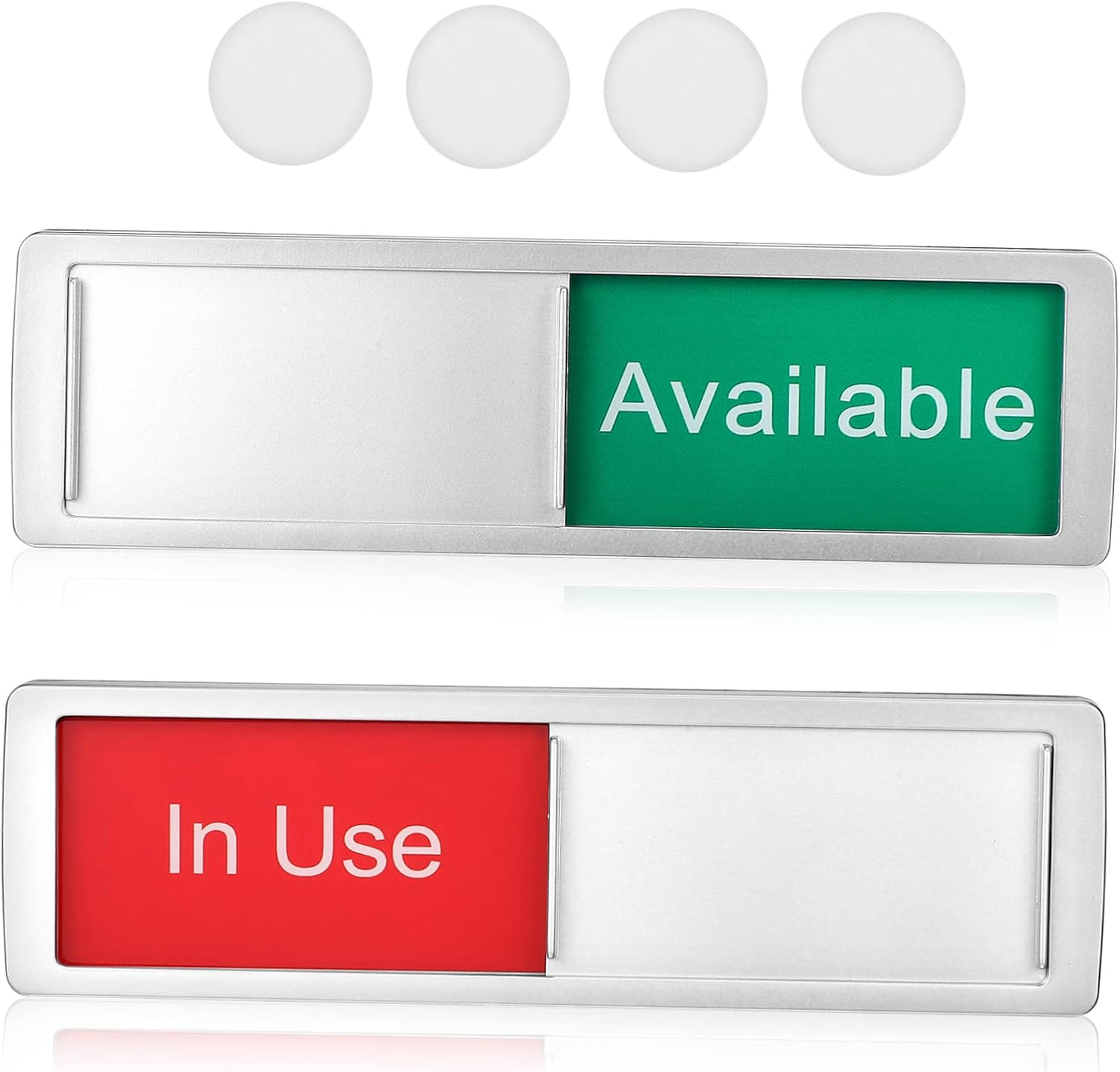 2 Pcs Use Sign Office Signs Open Closed Slide Door Indicator Bathroom Door Office Occupied Privacy for the Restroom Conference Room S Acrylic image number 6