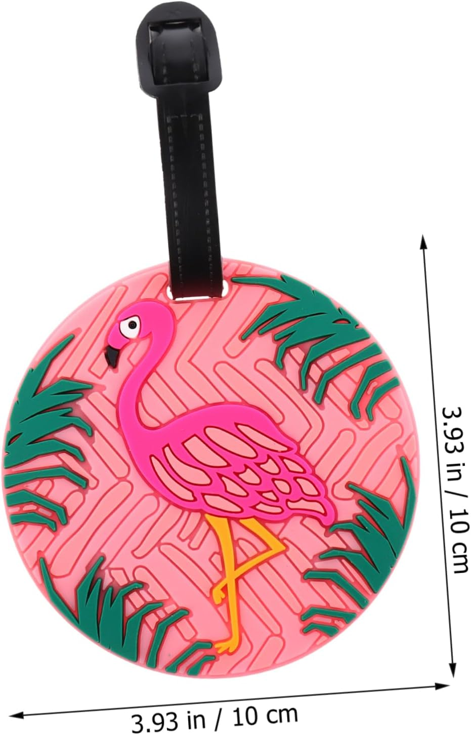 FOMIYES 5Pcs Creative Luggage Tags Set for Travel Suitcase Tag Strap Connector Unique Design Baggage image number 3