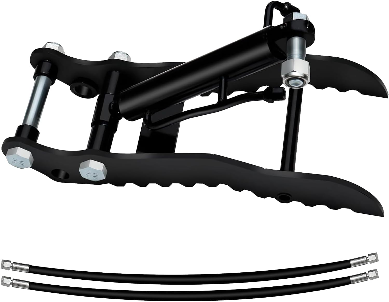 Marhynchus Hydraulic Thumb Mini Excavator Hydraulic Thumb Attachment Hydraulic Thumb Grip with 2Pcs M14 Hose for Construction Landscaping Waste Recycling image number 2