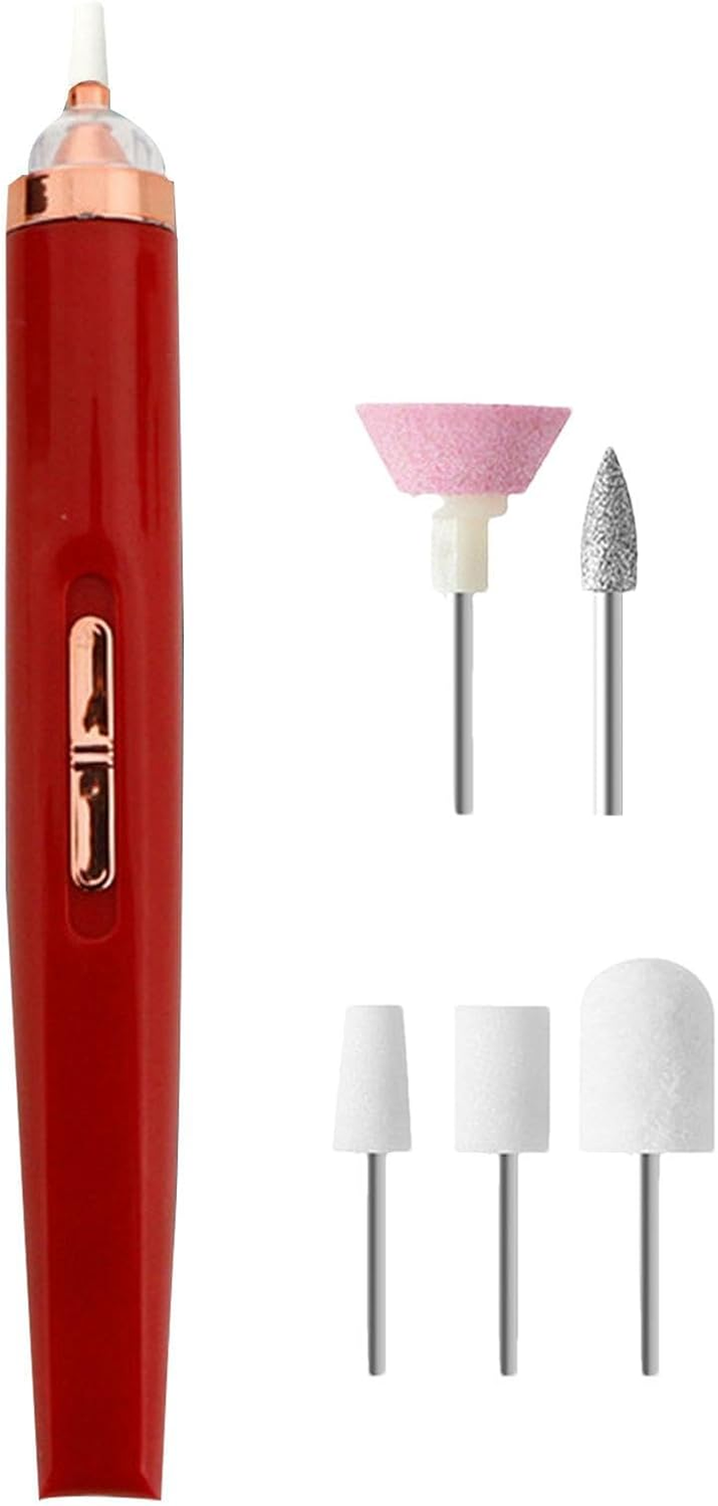 Electric Nail Drill,2 Adjustable Speeds Portable Nail Drill | Professional Electric Manicure Drill, Nail Filer for Gel Nail, Acrylic Nail, Glazing Nail Buniq