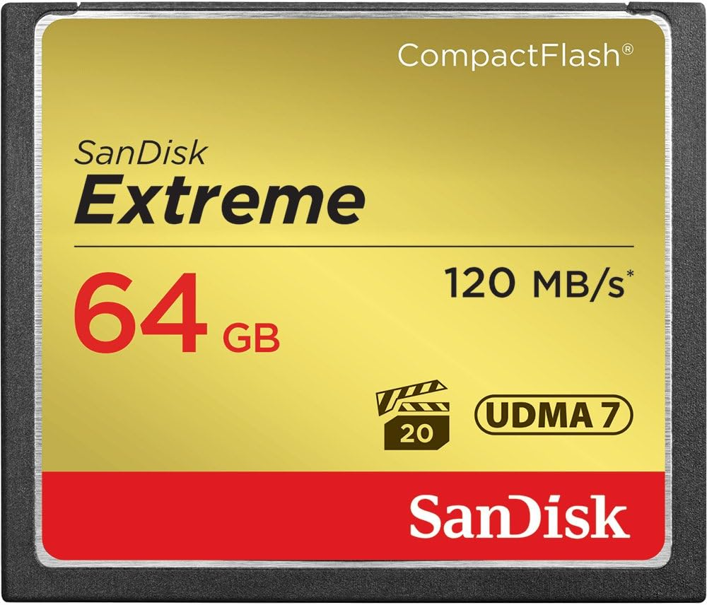 Sandisk 64GB Extreme Compactflash Memory Card